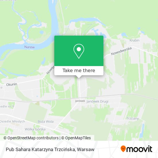 Pub Sahara Katarzyna Trzcińska map