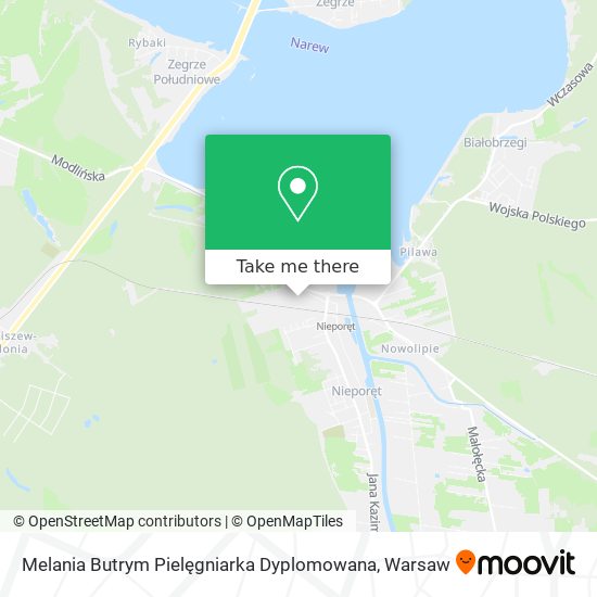 Melania Butrym Pielęgniarka Dyplomowana map