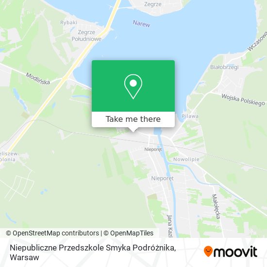 Niepubliczne Przedszkole Smyka Podróżnika map