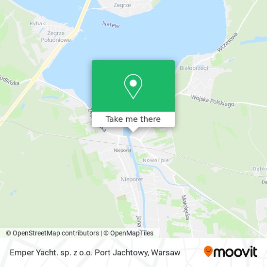 Emper Yacht. sp. z o.o. Port Jachtowy map