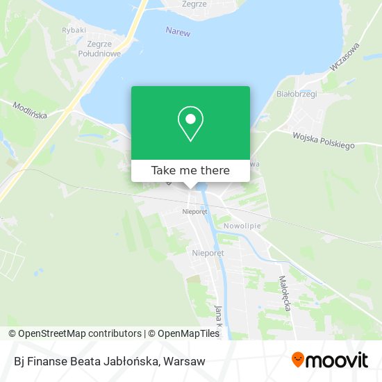 Bj Finanse Beata Jabłońska map