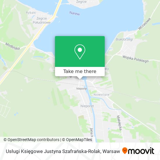 Usługi Księgowe Justyna Szafrańska-Rolak map