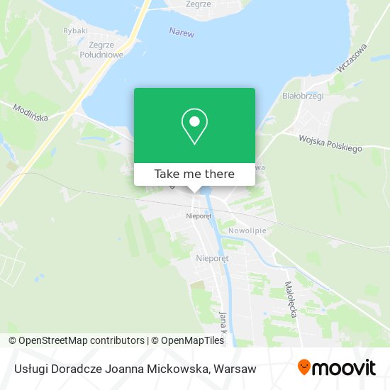 Usługi Doradcze Joanna Mickowska map