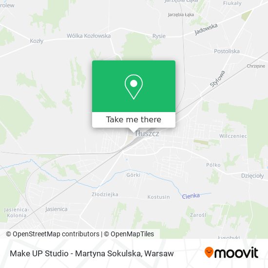 Make UP Studio - Martyna Sokulska map