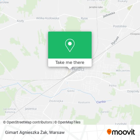 Gimart Agnieszka Żak map