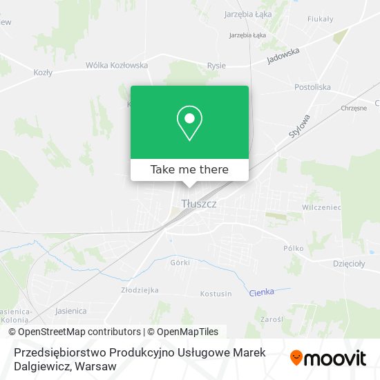 Przedsiębiorstwo Produkcyjno Usługowe Marek Dalgiewicz map