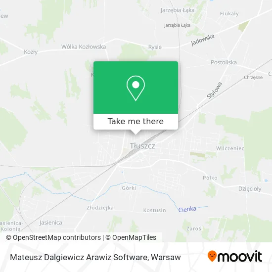 Карта Mateusz Dalgiewicz Arawiz Software