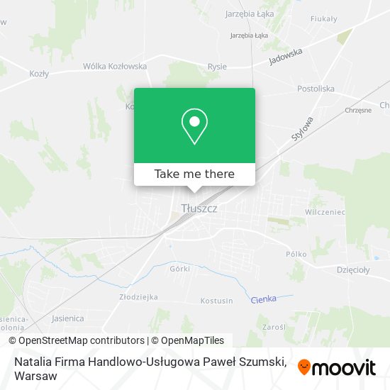 Natalia Firma Handlowo-Usługowa Paweł Szumski map