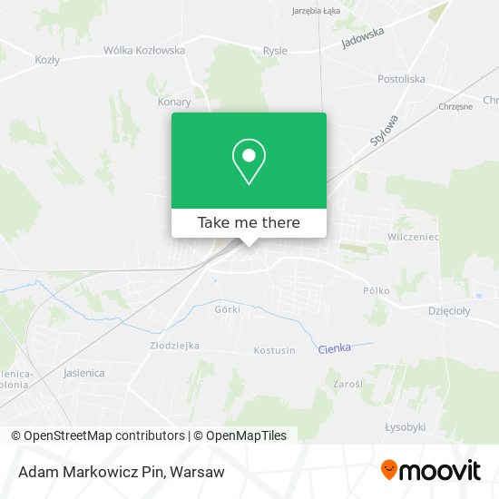 Adam Markowicz Pin map