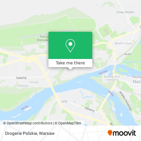 Drogerie Polskie map