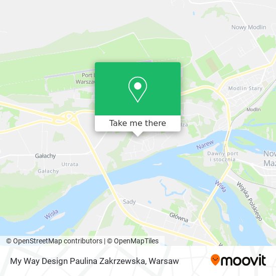 My Way Design Paulina Zakrzewska map