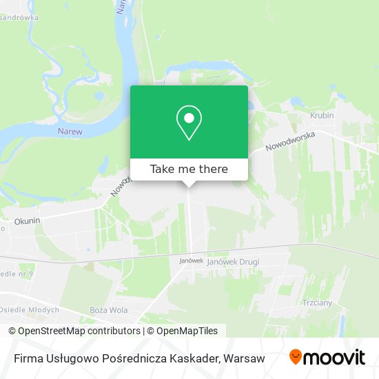 Firma Usługowo Pośrednicza Kaskader map