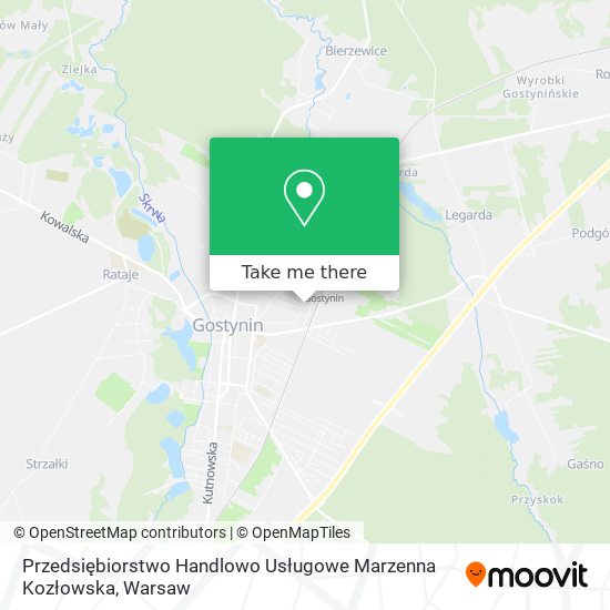 Przedsiębiorstwo Handlowo Usługowe Marzenna Kozłowska map