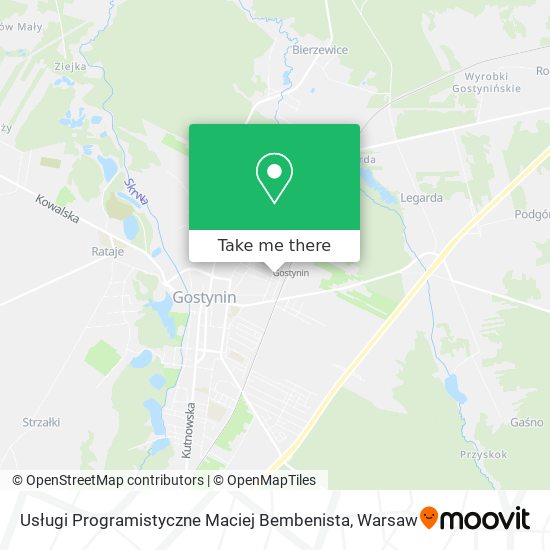 Usługi Programistyczne Maciej Bembenista map