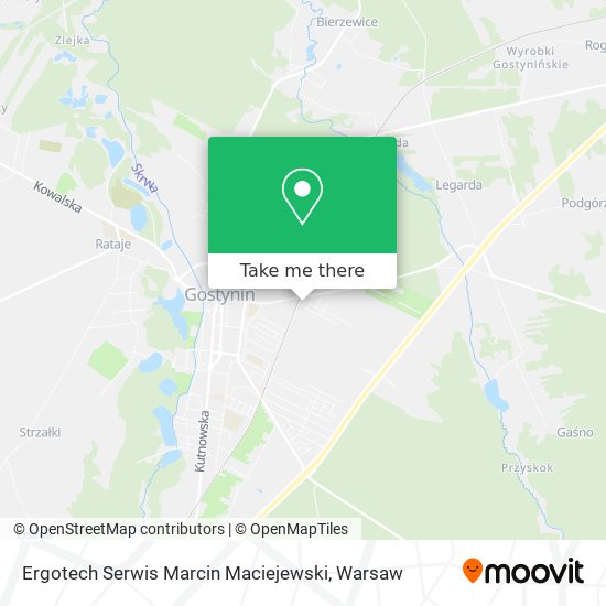 Ergotech Serwis Marcin Maciejewski map