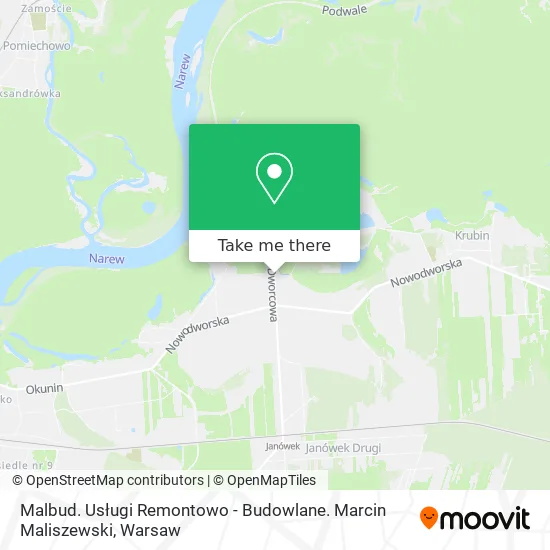 Malbud. Usługi Remontowo - Budowlane. Marcin Maliszewski map