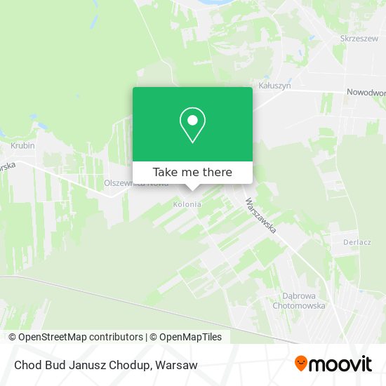 Chod Bud Janusz Chodup map