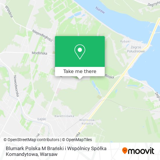 Blumark Polska M Brański i Wspólnicy Spółka Komandytowa map