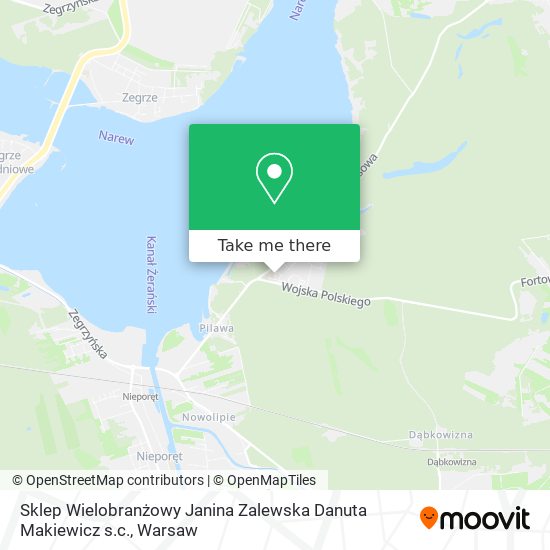 Sklep Wielobranżowy Janina Zalewska Danuta Makiewicz s.c. map