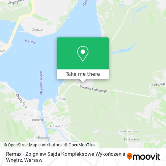 Remax - Zbigniew Sajda Kompleksowe Wykończenia Wnętrz map