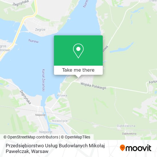 Przedsiębiorstwo Usług Budowlanych Mikołaj Pawełczak map