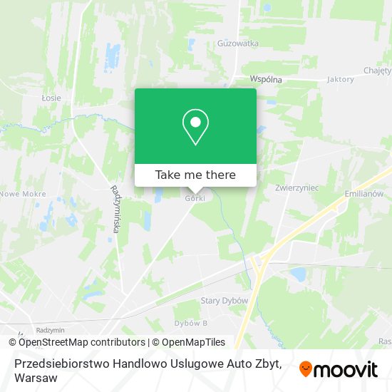 Przedsiebiorstwo Handlowo Uslugowe Auto Zbyt map