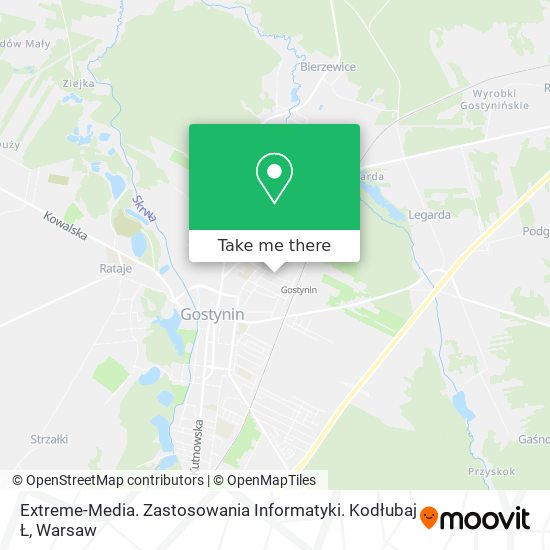 Extreme-Media. Zastosowania Informatyki. Kodłubaj Ł map