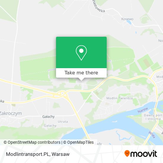 Modlintransport.PL map