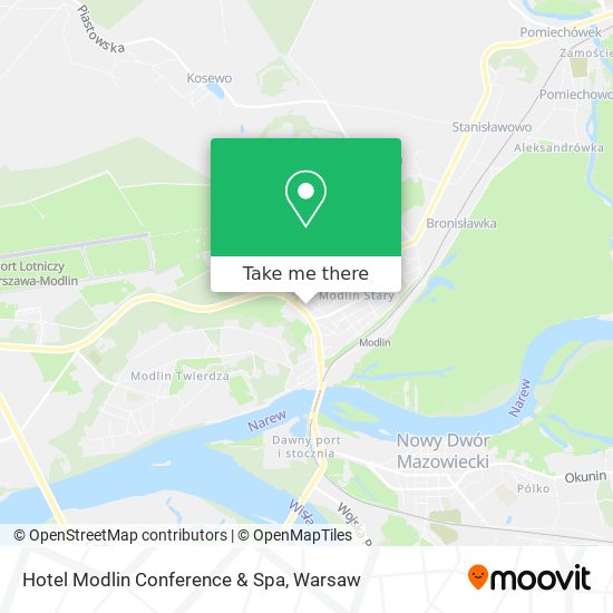 Hotel Modlin Conference & Spa map