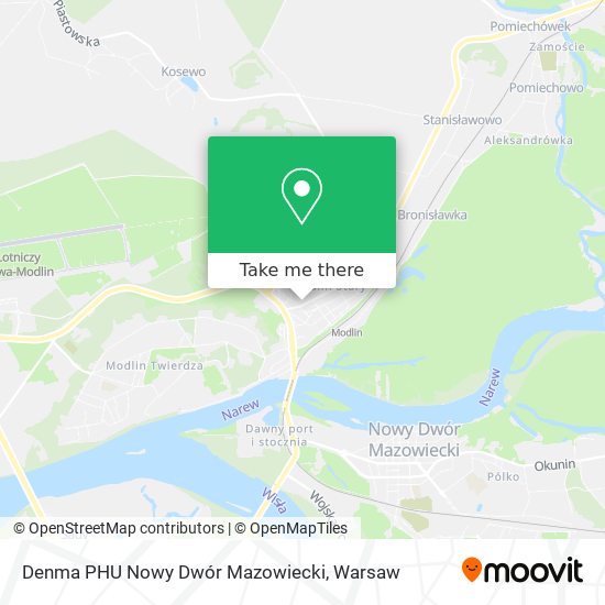 Denma PHU Nowy Dwór Mazowiecki map