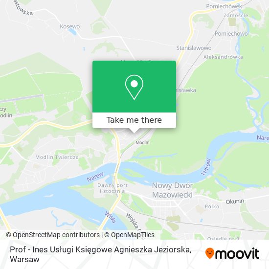 Prof - Ines Usługi Księgowe Agnieszka Jeziorska map