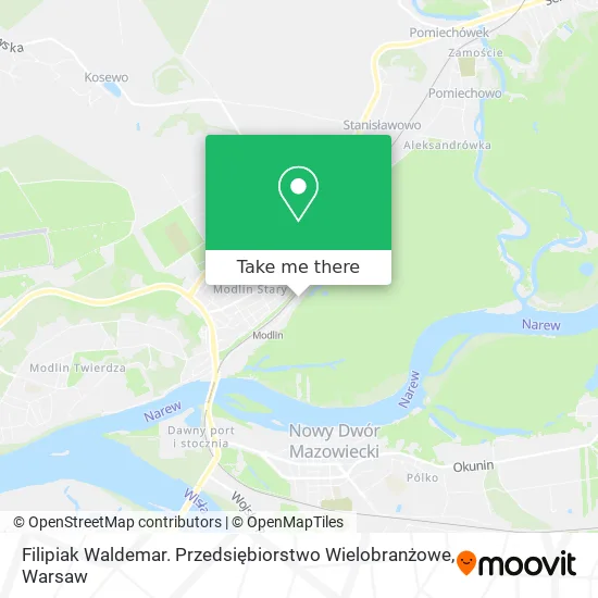 Filipiak Waldemar. Przedsiębiorstwo Wielobranżowe map