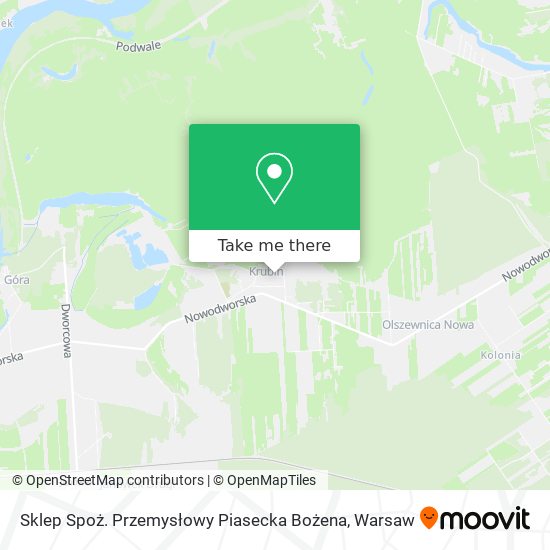 Sklep Spoż. Przemysłowy Piasecka Bożena map