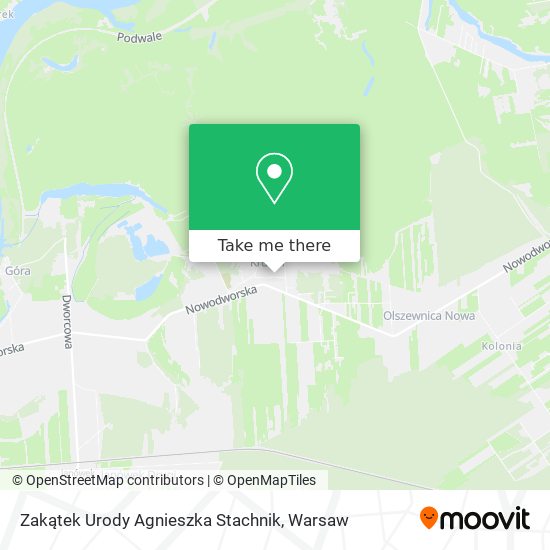 Zakątek Urody Agnieszka Stachnik map