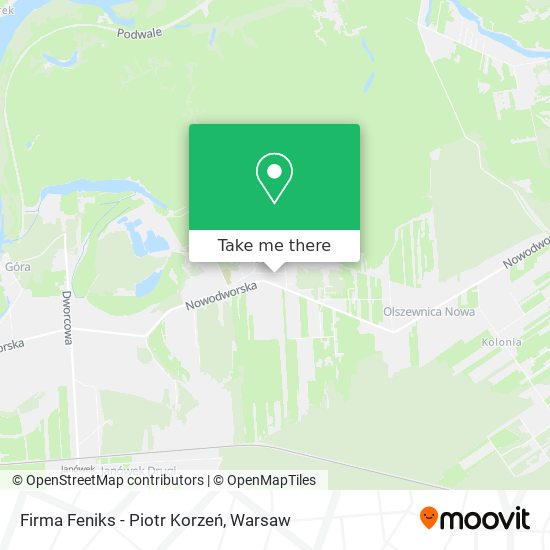 Firma Feniks - Piotr Korzeń map