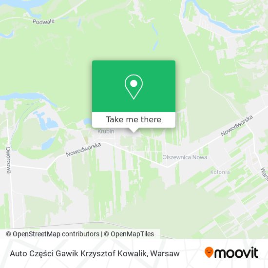 Auto Części Gawik Krzysztof Kowalik map