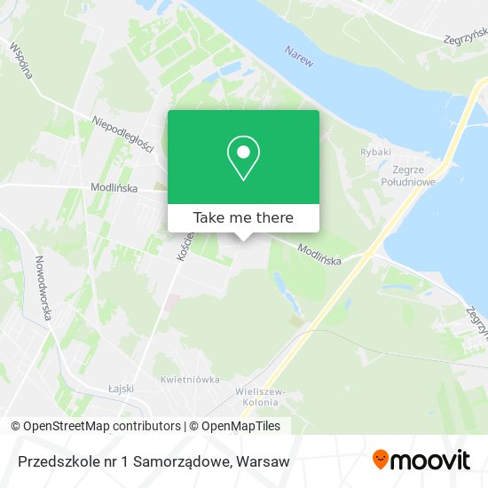 Przedszkole nr 1 Samorządowe map