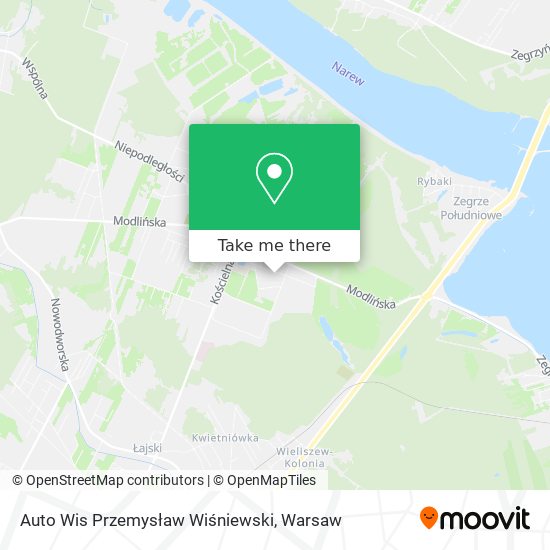 Auto Wis Przemysław Wiśniewski map