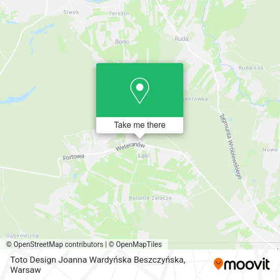 Toto Design Joanna Wardyńska Beszczyńska map