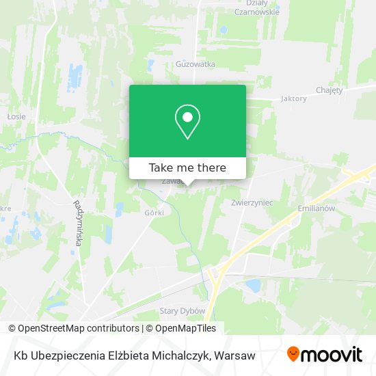 Kb Ubezpieczenia Elżbieta Michalczyk map