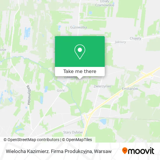 Карта Wielocha Kazimierz. Firma Produkcyjna