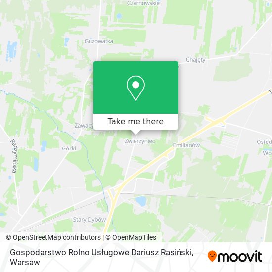 Gospodarstwo Rolno Usługowe Dariusz Rasiński map