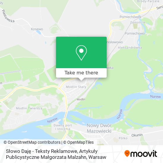 Słowo Daję - Teksty Reklamowe, Artykuły Publicystyczne Małgorzata Malzahn map