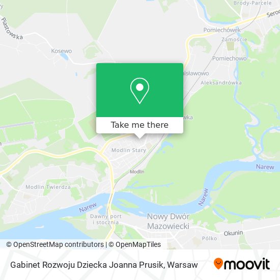 Gabinet Rozwoju Dziecka Joanna Prusik map