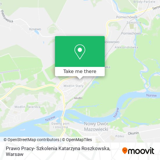 Prawo Pracy- Szkolenia Katarzyna Roszkowska map