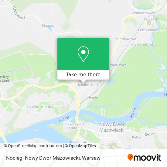 Noclegi Nowy Dwór Mazowiecki map