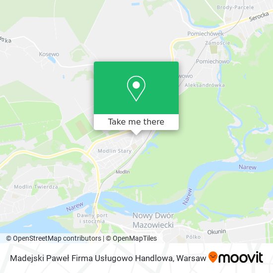 Madejski Paweł Firma Usługowo Handlowa map