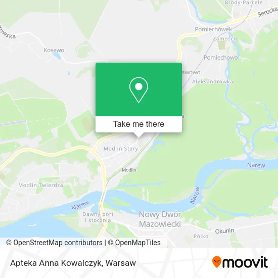 Apteka Anna Kowalczyk map