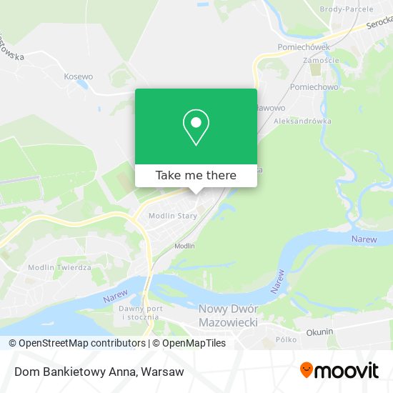 Dom Bankietowy Anna map