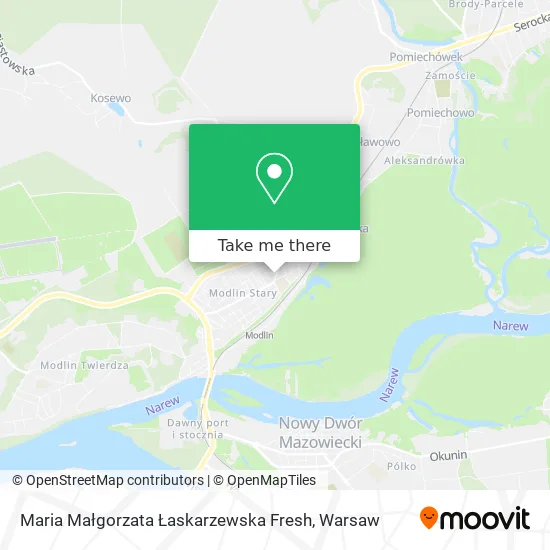 Maria Małgorzata Łaskarzewska Fresh map